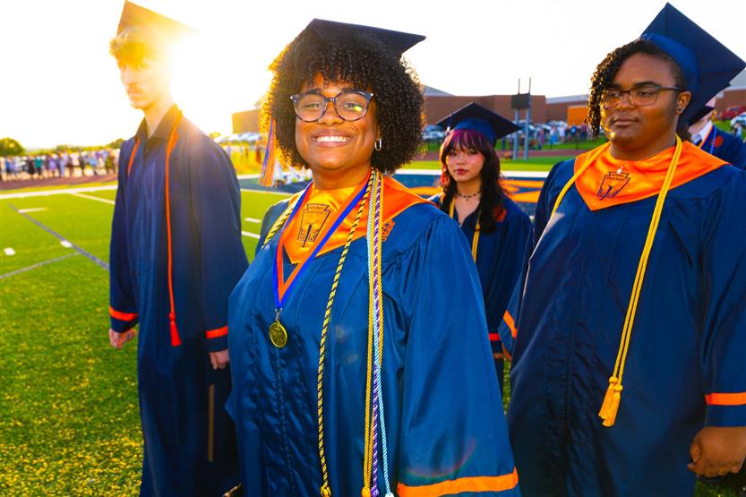 Students celebrate graduating